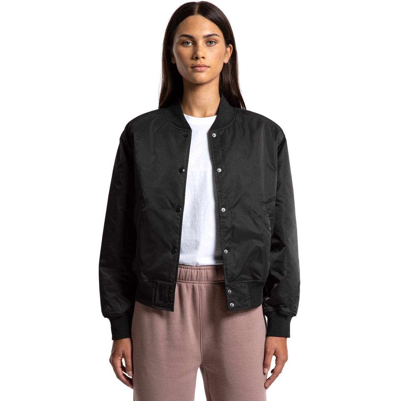 Wo's College Bomber Jacket - FRONT