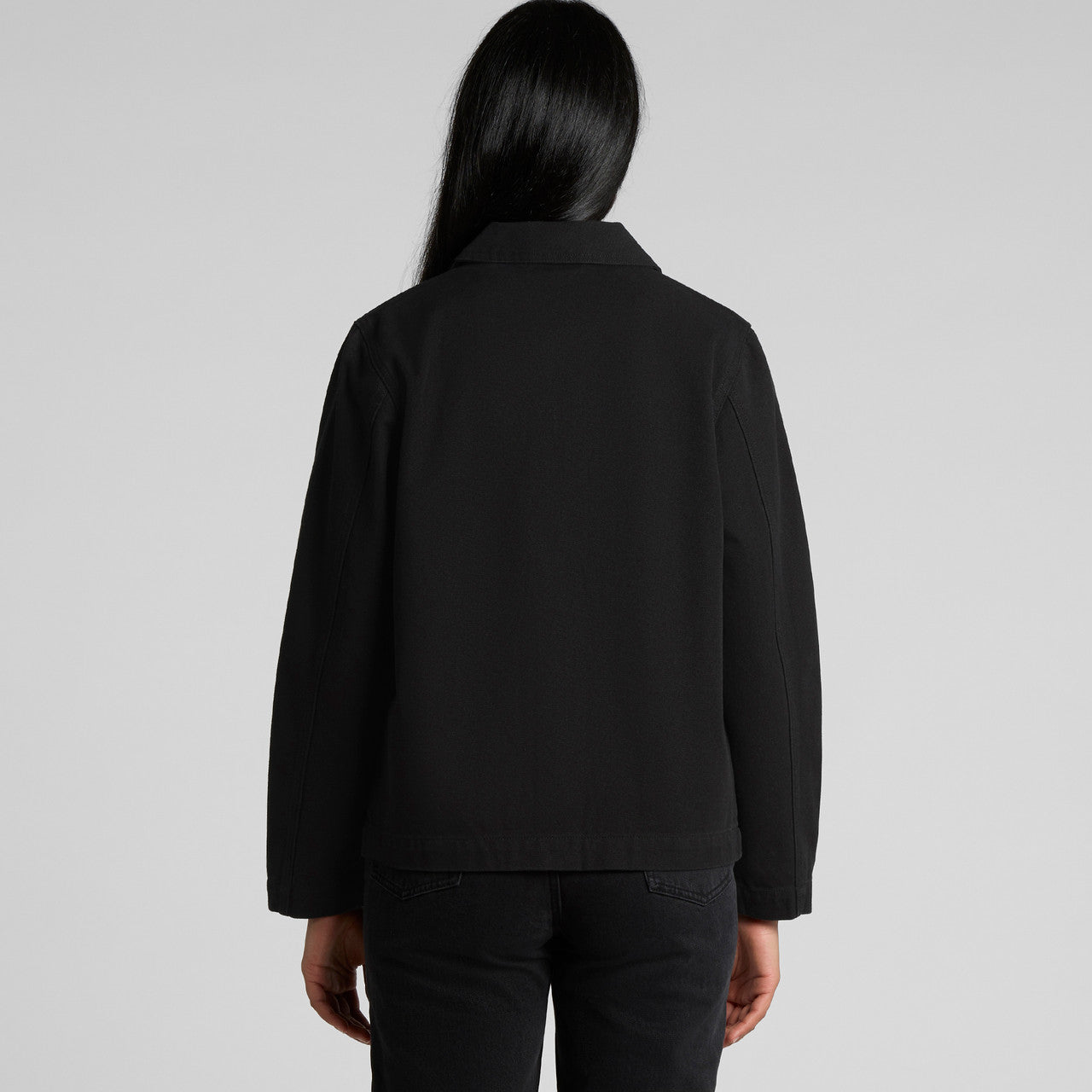 Wo's Canvas Chore Jacket - BACK