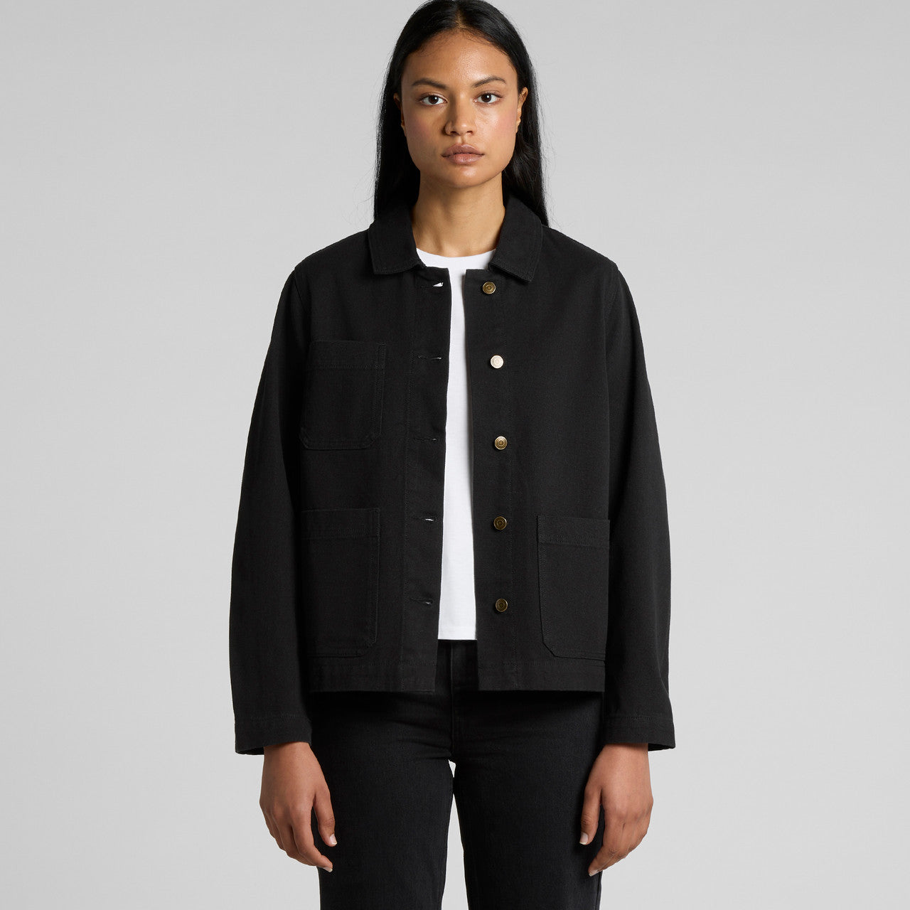 Wo's Canvas Chore Jacket - MAIN