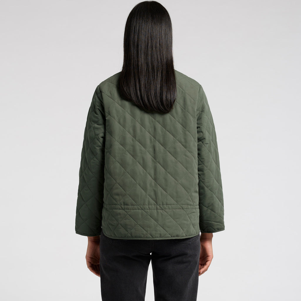 Wo's Quilted Jacket - BACK