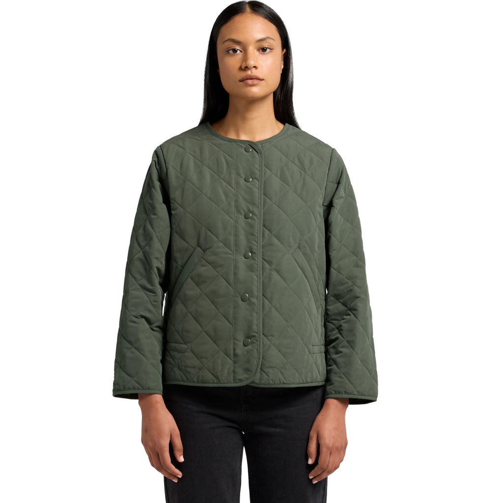 Wo's Quilted Jacket - FRONT