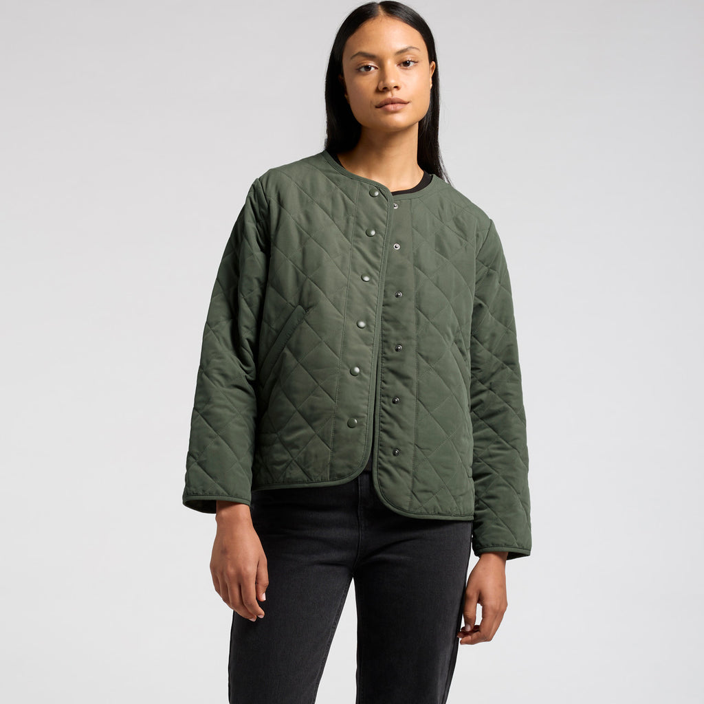 Wo's Quilted Jacket - BACK