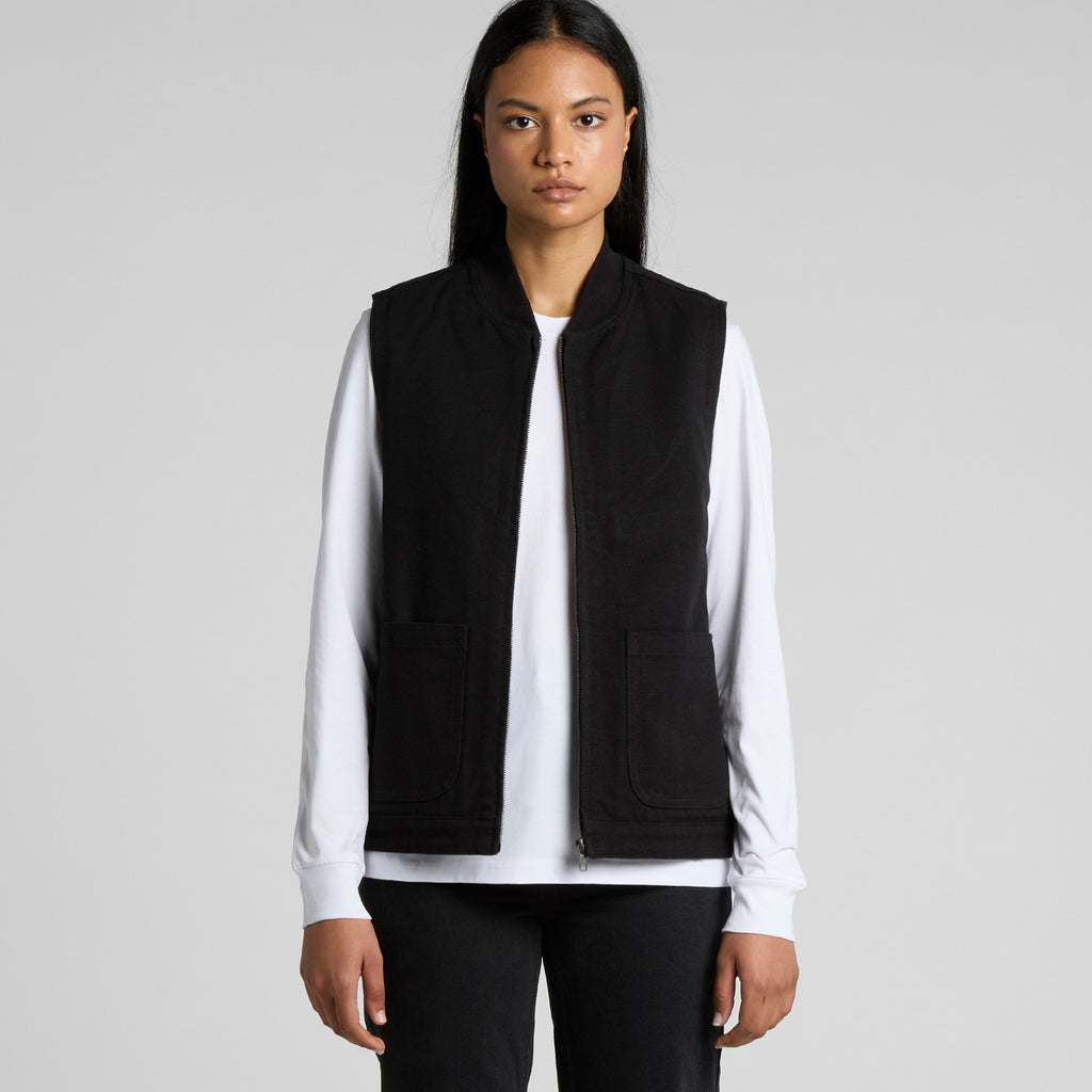 Wo's Canvas Heavy Vest - MAIN