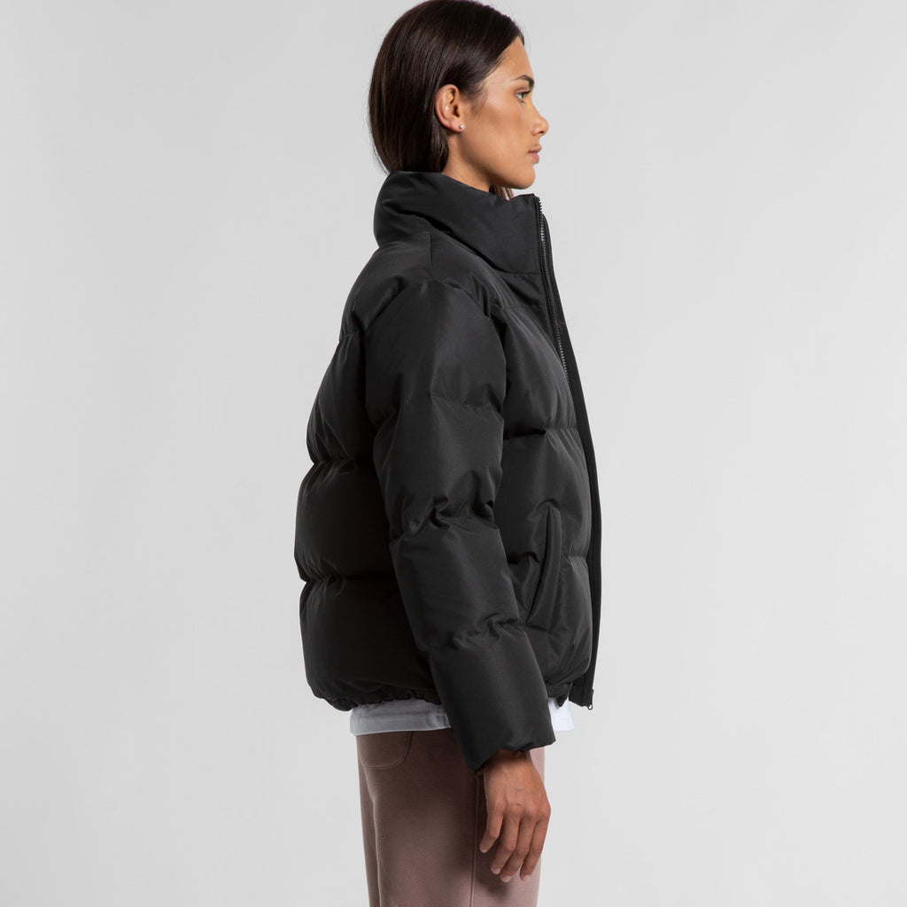 Wo's Puffer Jacket - SIDE