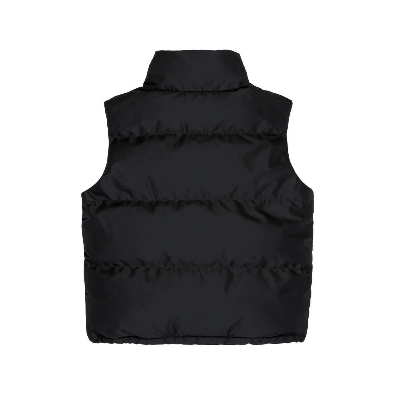 Wo's Puffer Vest - BLACK - BACK
