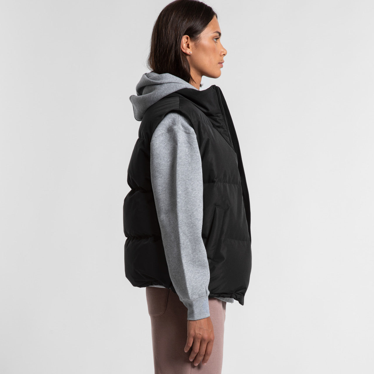 Wo's Puffer Vest - SIDE