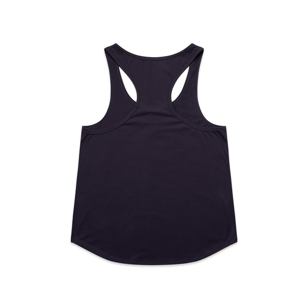 Wo's Maple Active Blend Racerback - INK BLUE - BACK