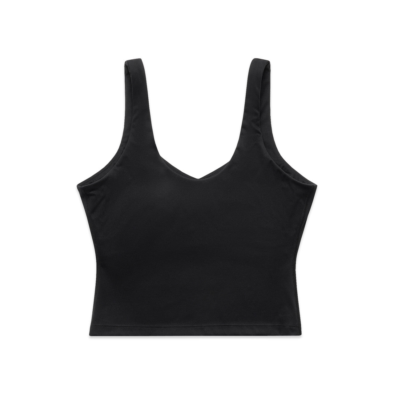 Wo's Active Bra Tank - BLACK - BACK
