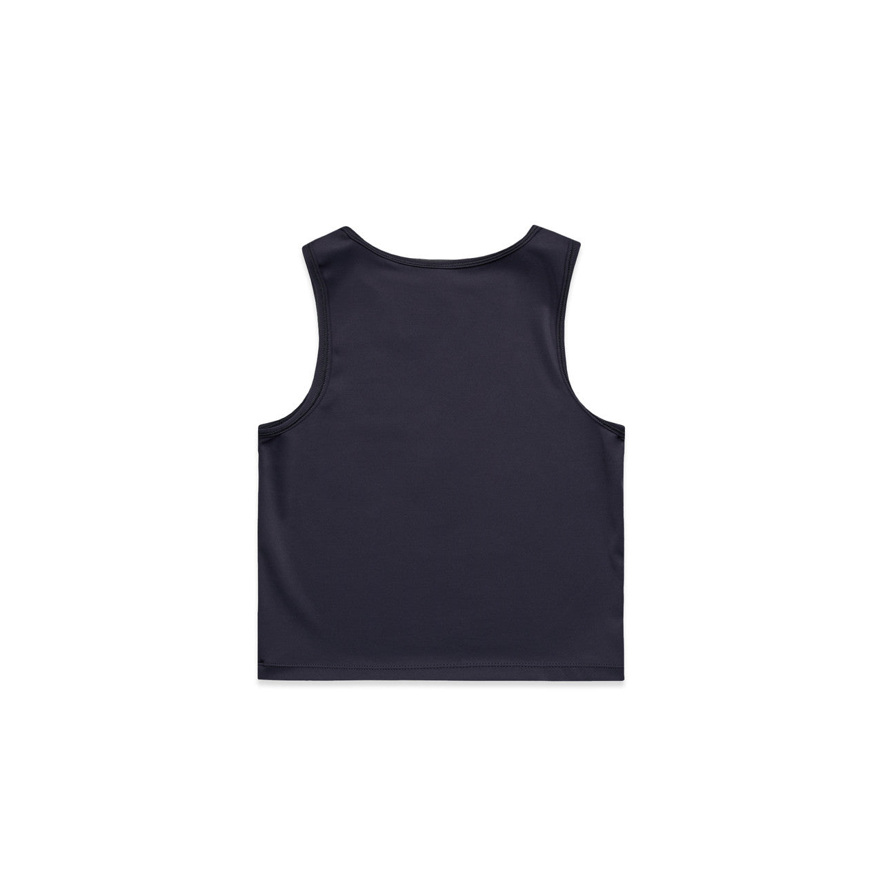 Wo's Active Crop Tank - INK BLUE - BACK