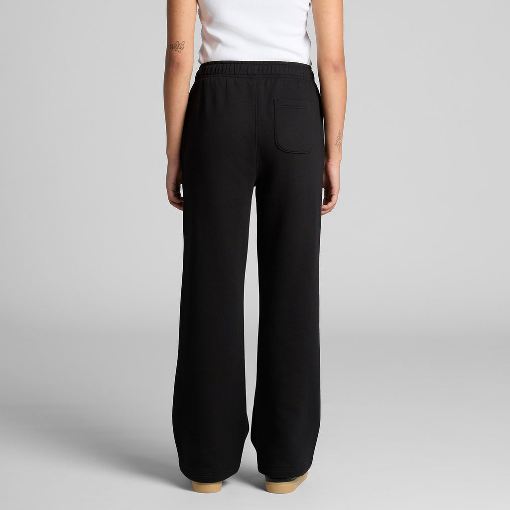 Wo's Relax Cuffless Track Pants - BACK