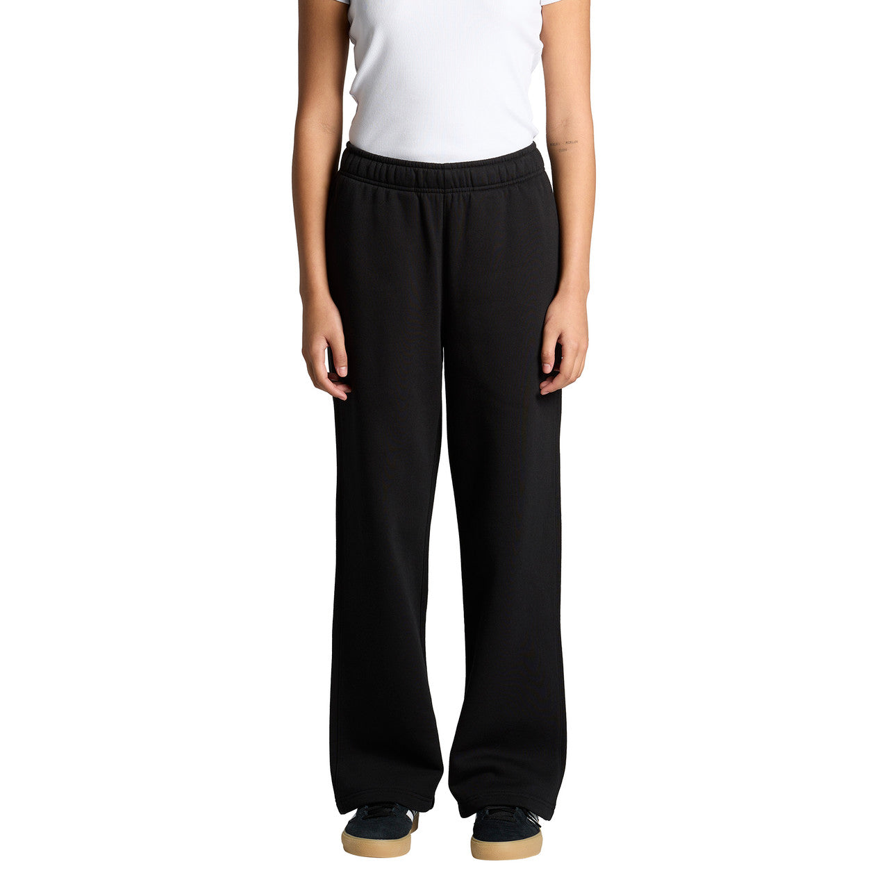 Wo's Relax Cuffless Track Pants - FRONT
