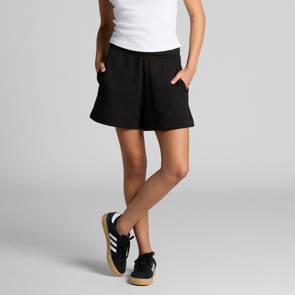 Wo's Relax Track Shorts - BACK