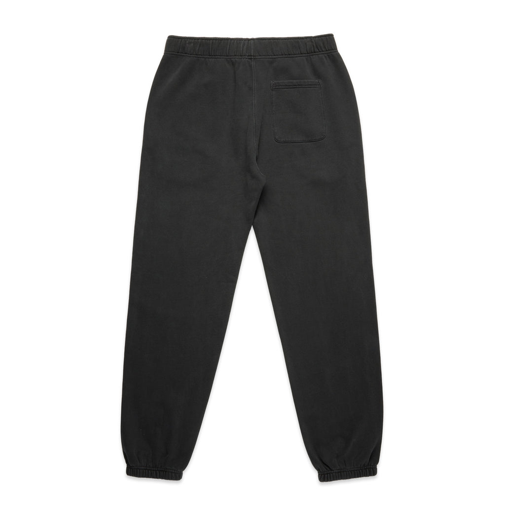 Wo's Relax Faded Track Pants - FADED BLACK - BACK