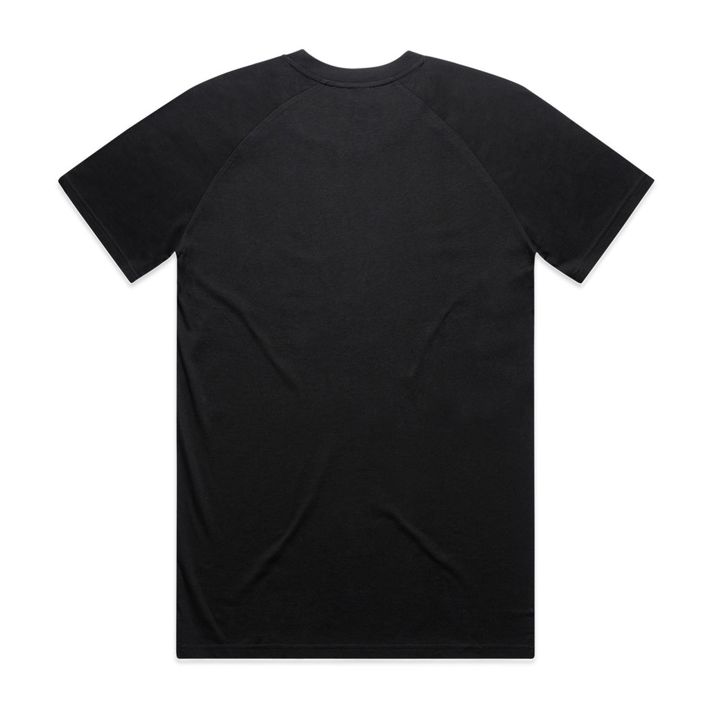 Staple Raglan Tee | 5001R - BLACK - BACK