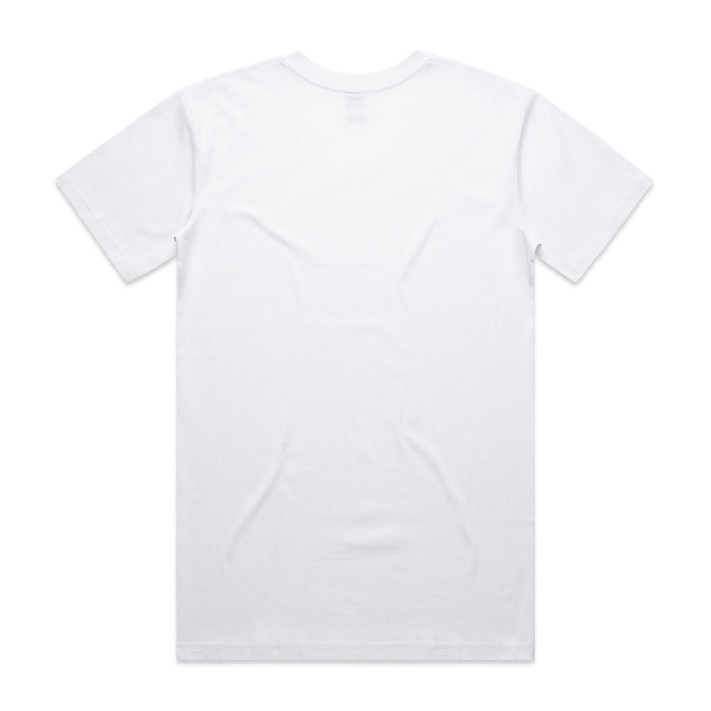 Staple V Neck Tee | 5001V - WHITE - BACK