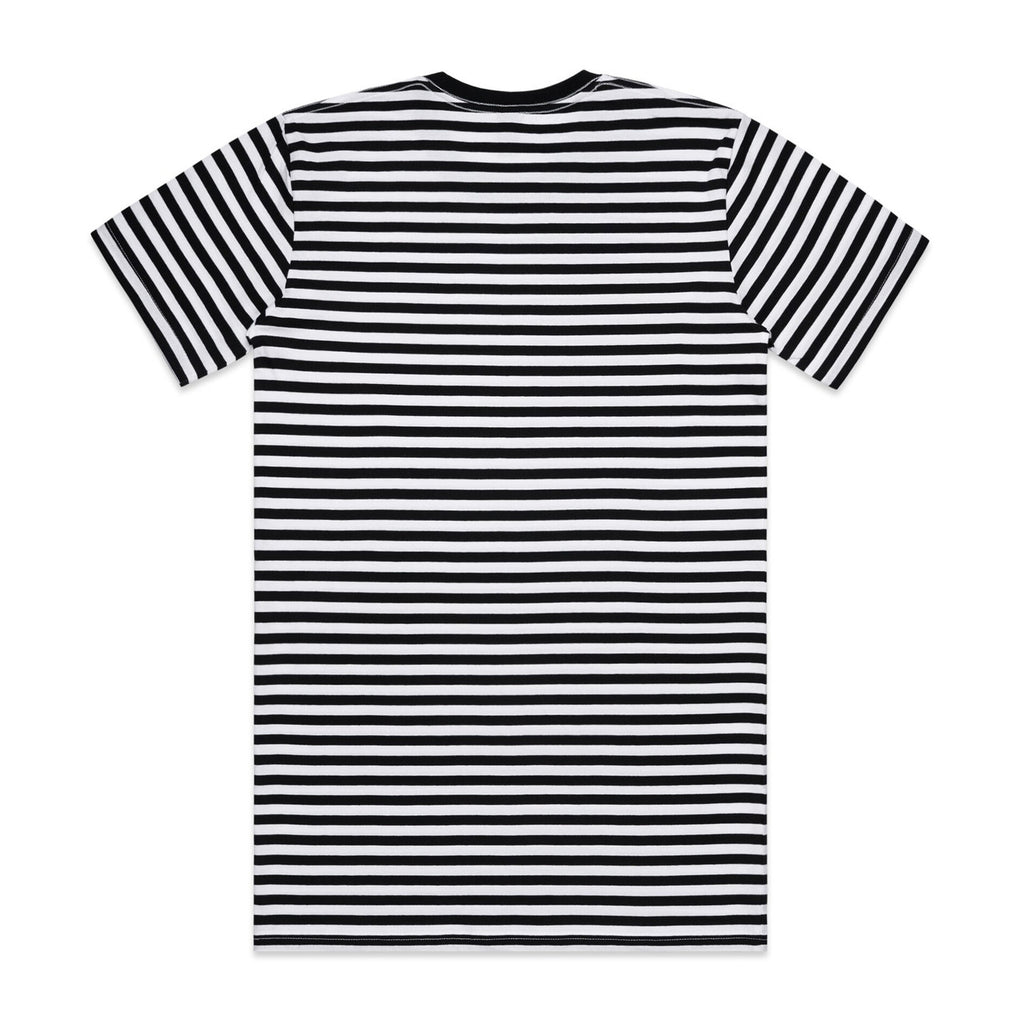 Staple Stripe Tee - BLACK/WHITE - BACK
