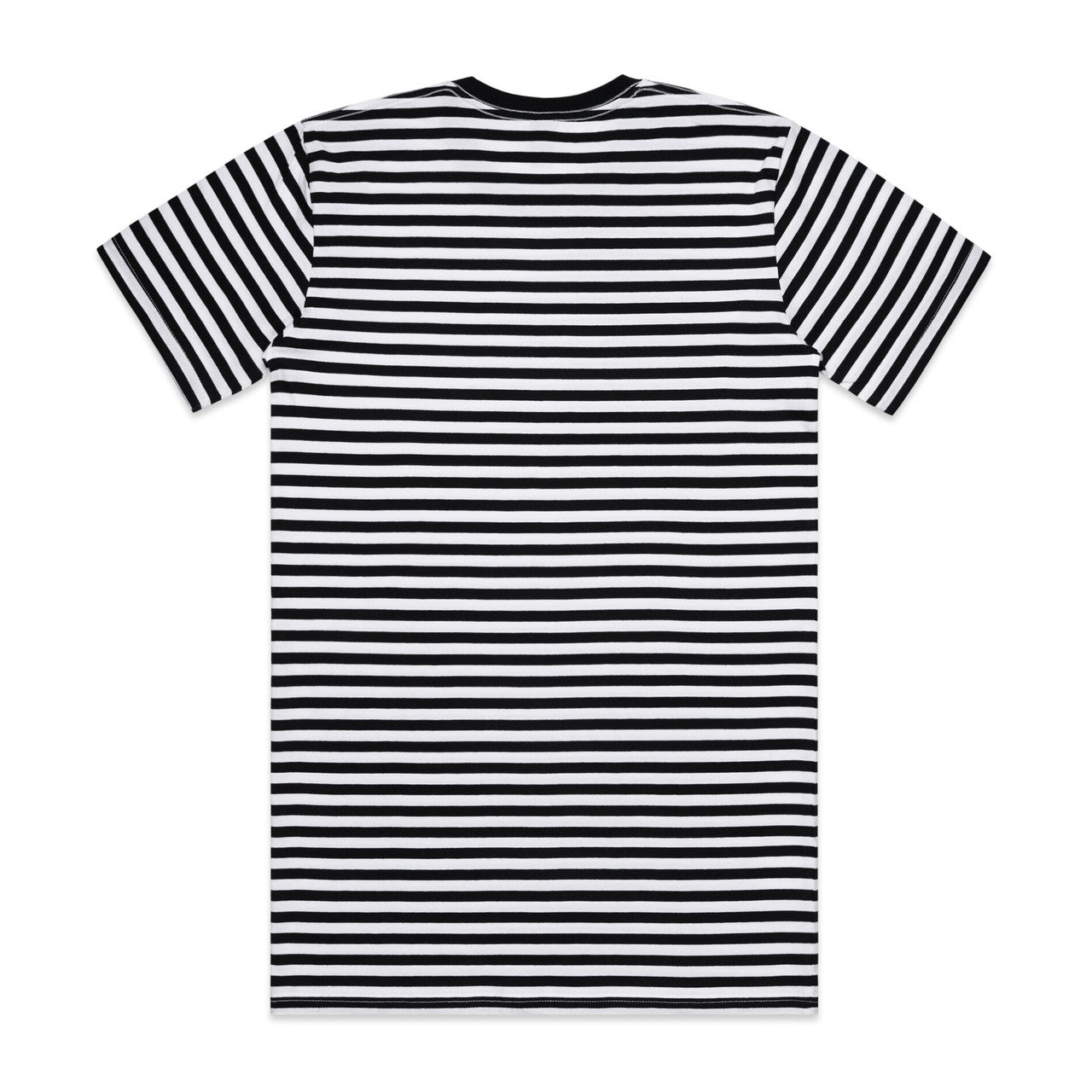 Staple Stripe Tee - BLACK/WHITE - BACK