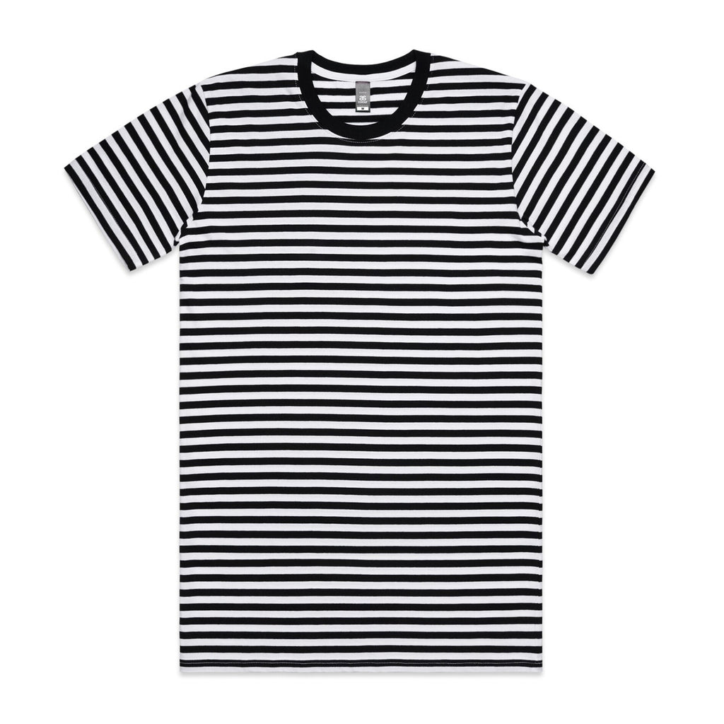 Staple Stripe Tee - BLACK/WHITE