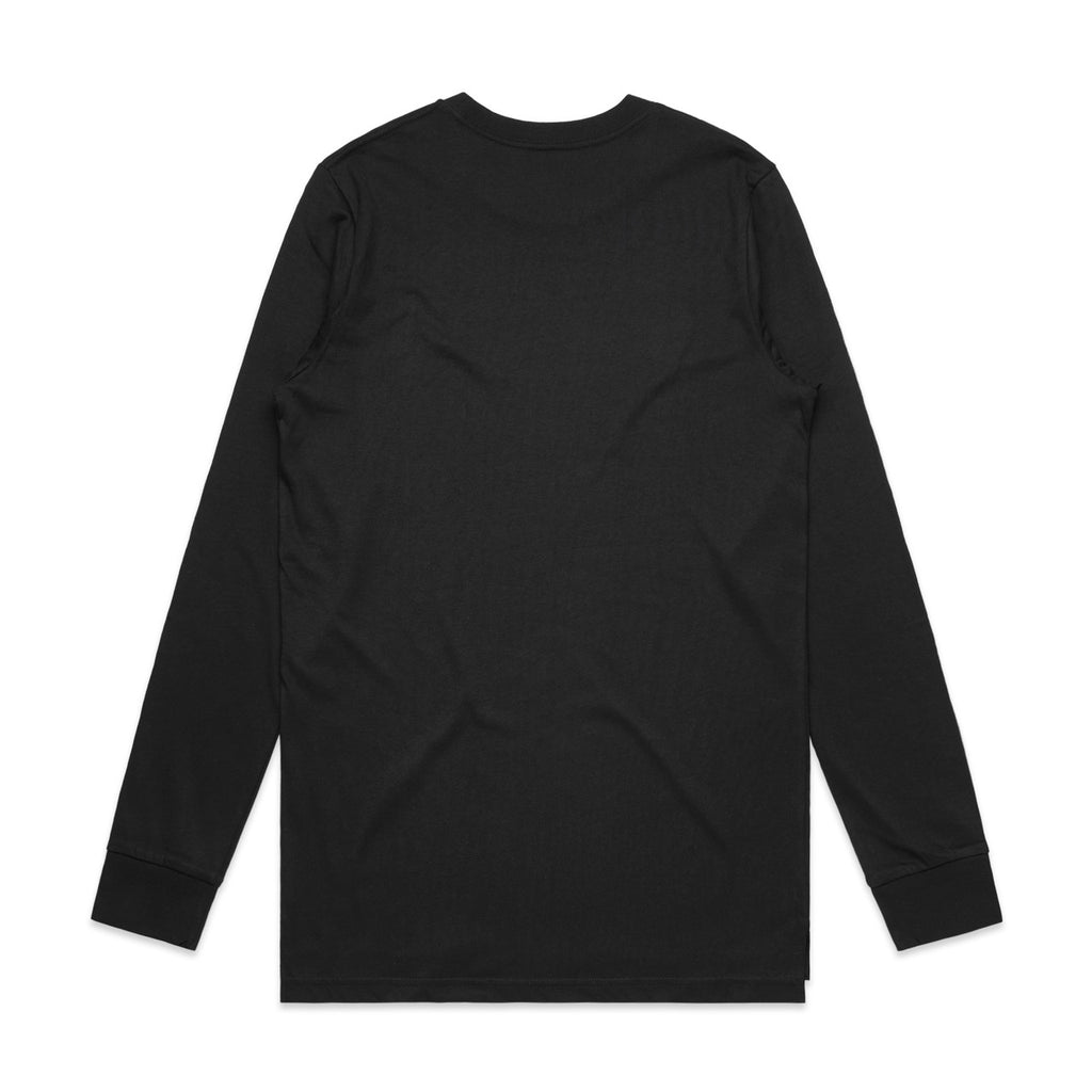 Base L/S Tee - BLACK - BACK