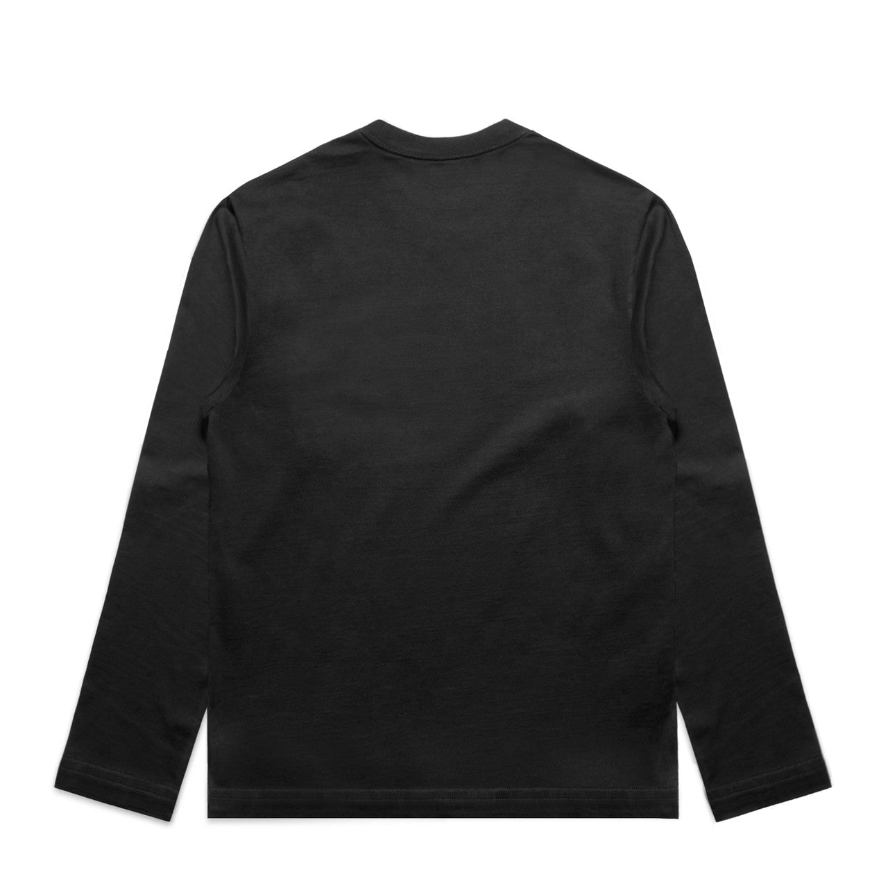 Box L/S Tee - BLACK - BACK