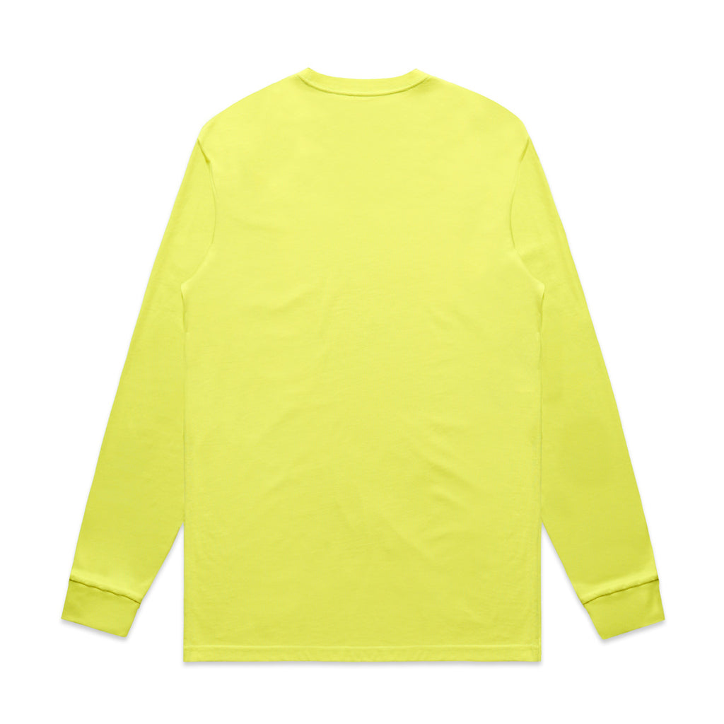 Block Safety L/S Tee | 5054F - SAFETY YELLOW - BACK