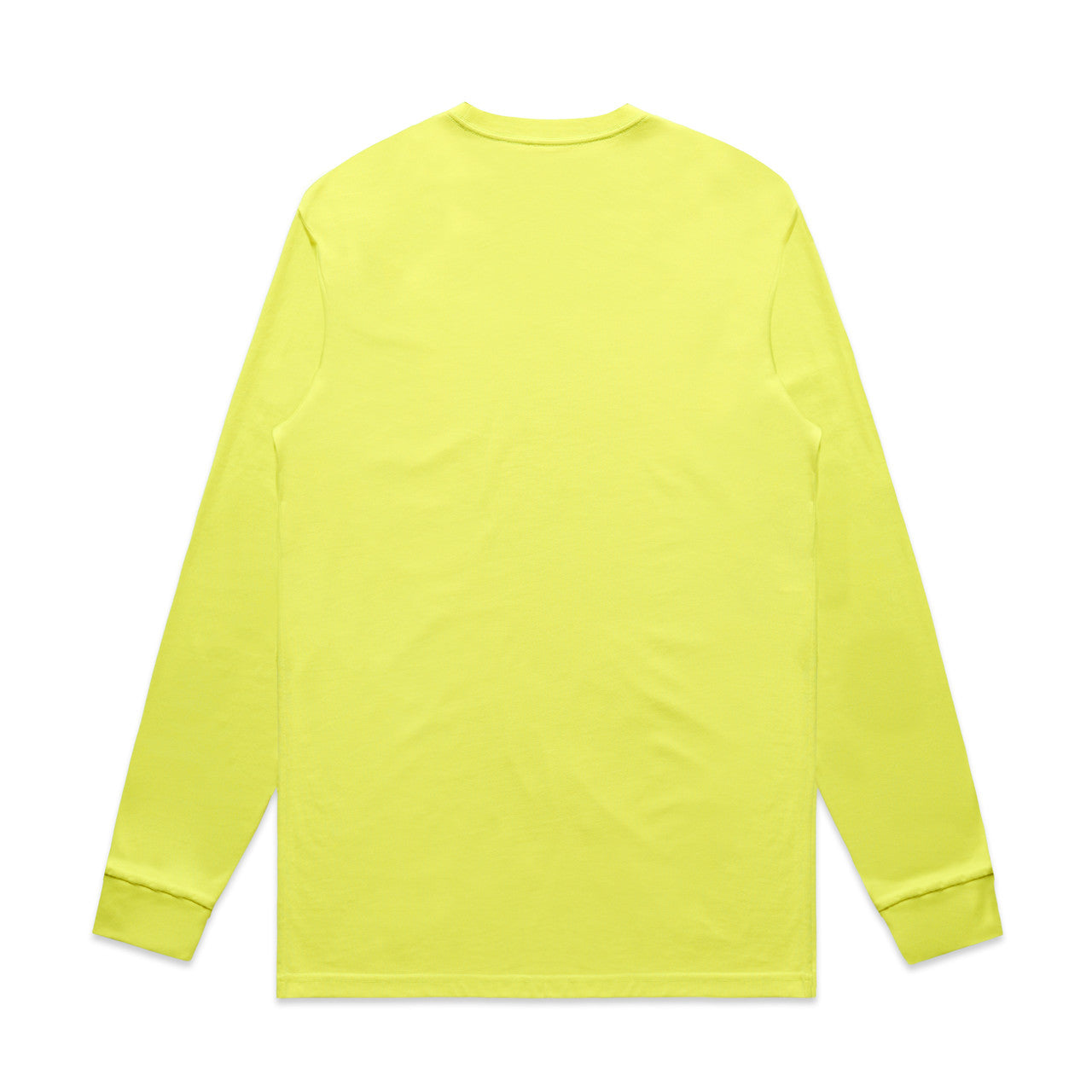 Block Safety L/S Tee | 5054F - SAFETY YELLOW - BACK