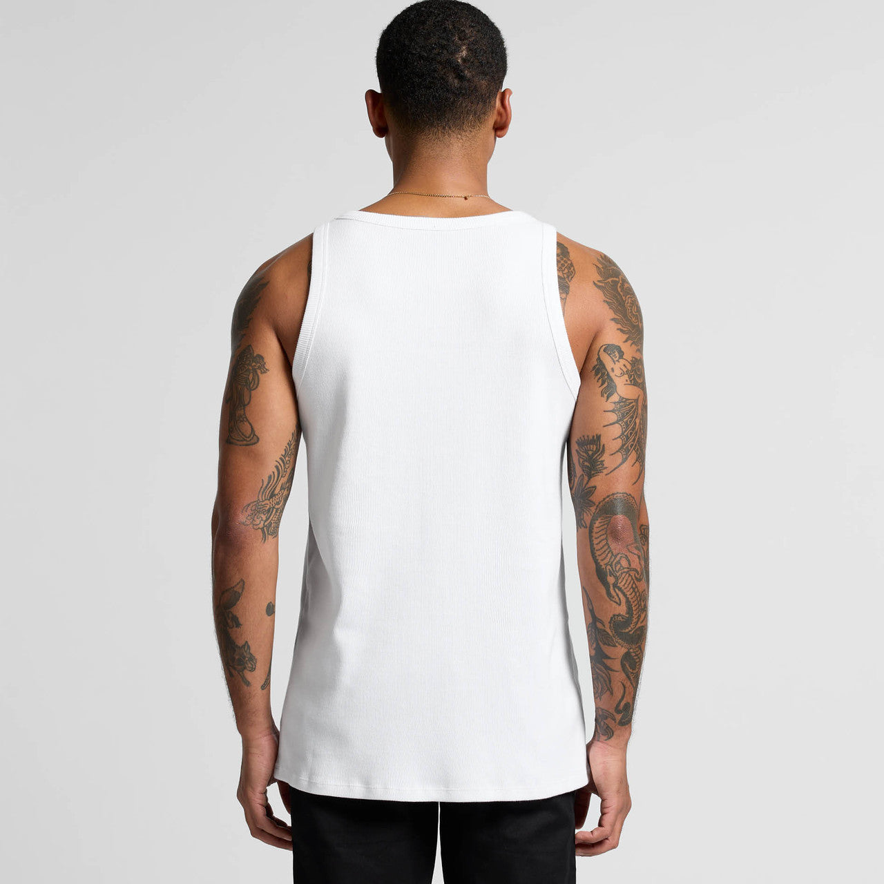 Organic Rib Singlet | 5063G - BACK