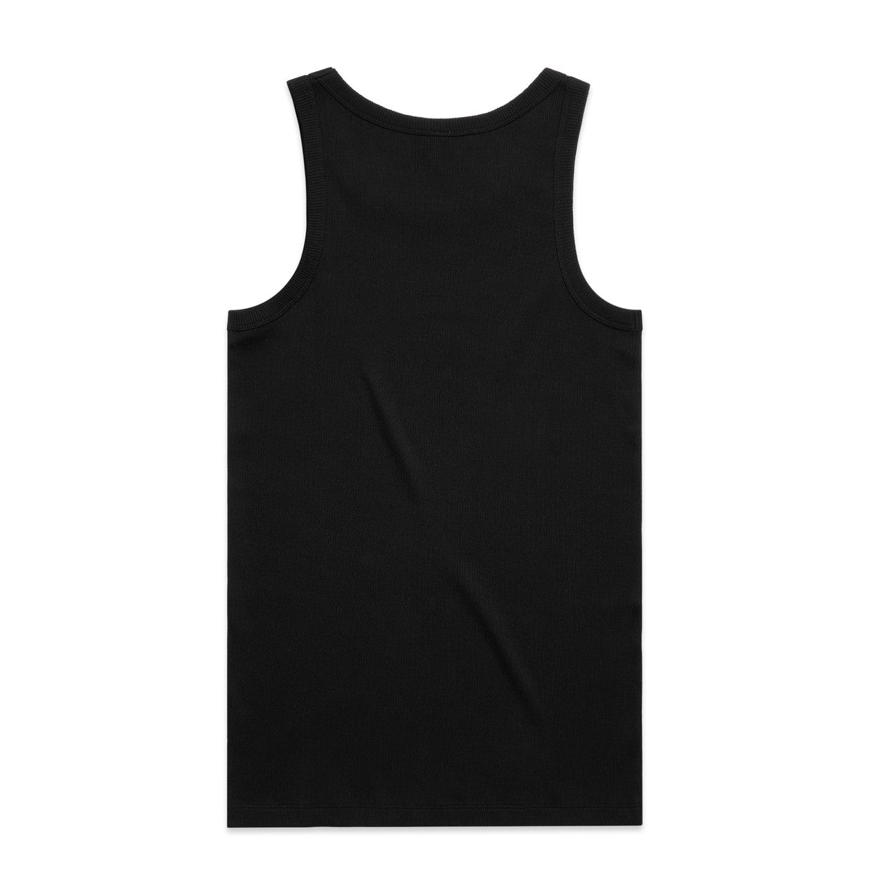 Organic Rib Singlet | 5063G - BLACK - BACK