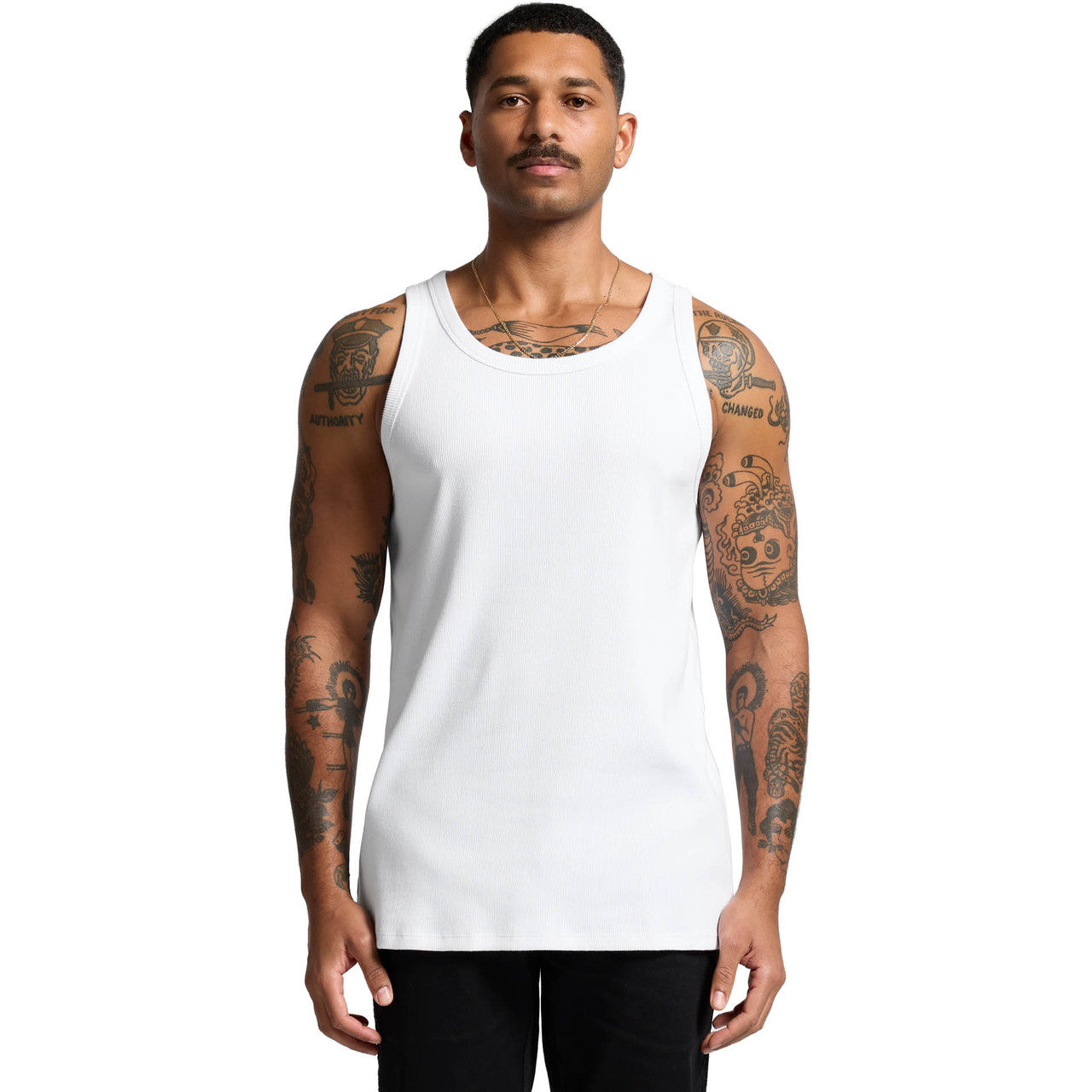 Organic Rib Singlet | 5063G - FRONT
