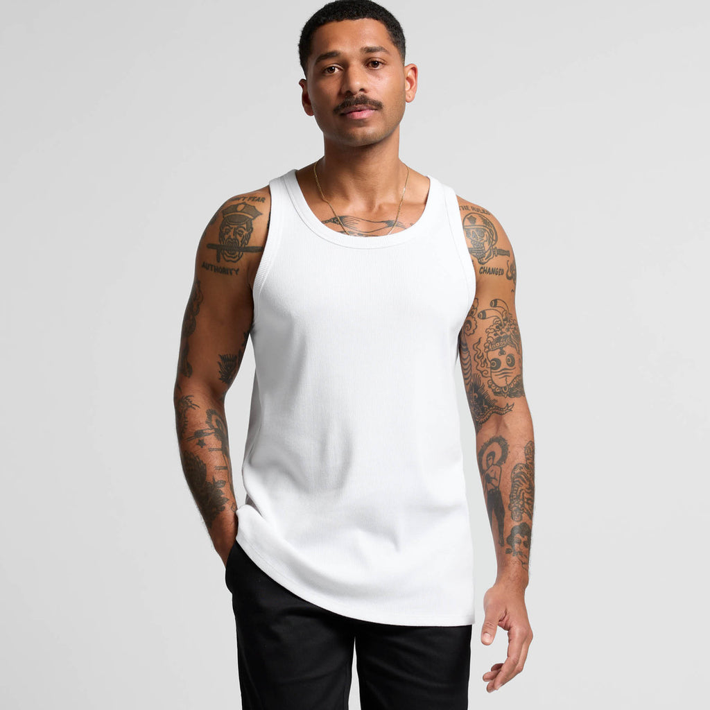 Organic Rib Singlet | 5063G - BACK