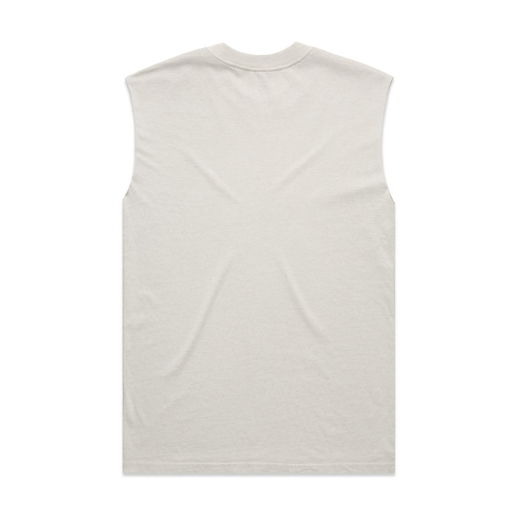 Heavy Faded Tank - FADED BONE - BACK