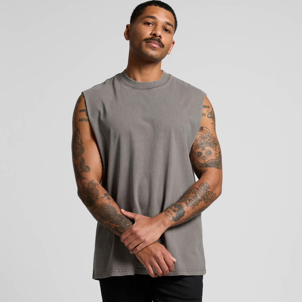 Heavy Faded Tank - BACK