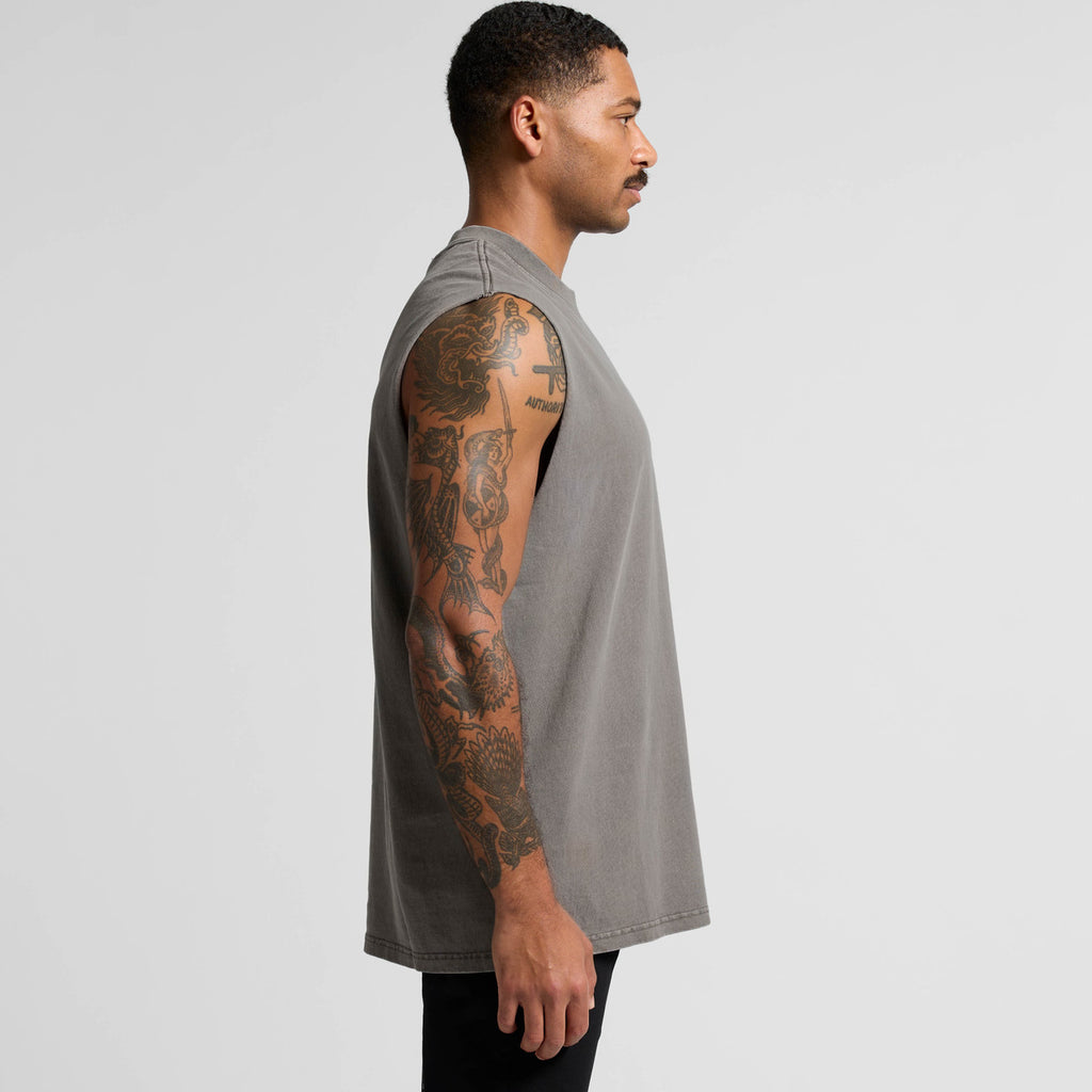 Heavy Faded Tank - SIDE
