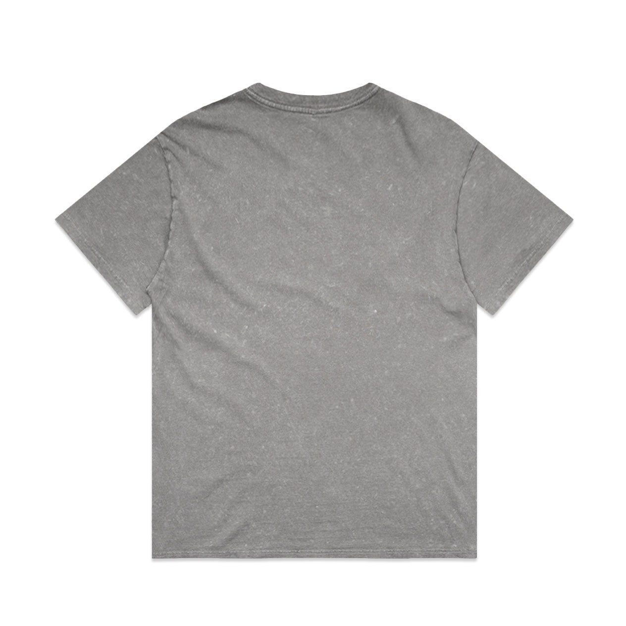 Stone Wash Heavy Tee - GREY STONE - BACK