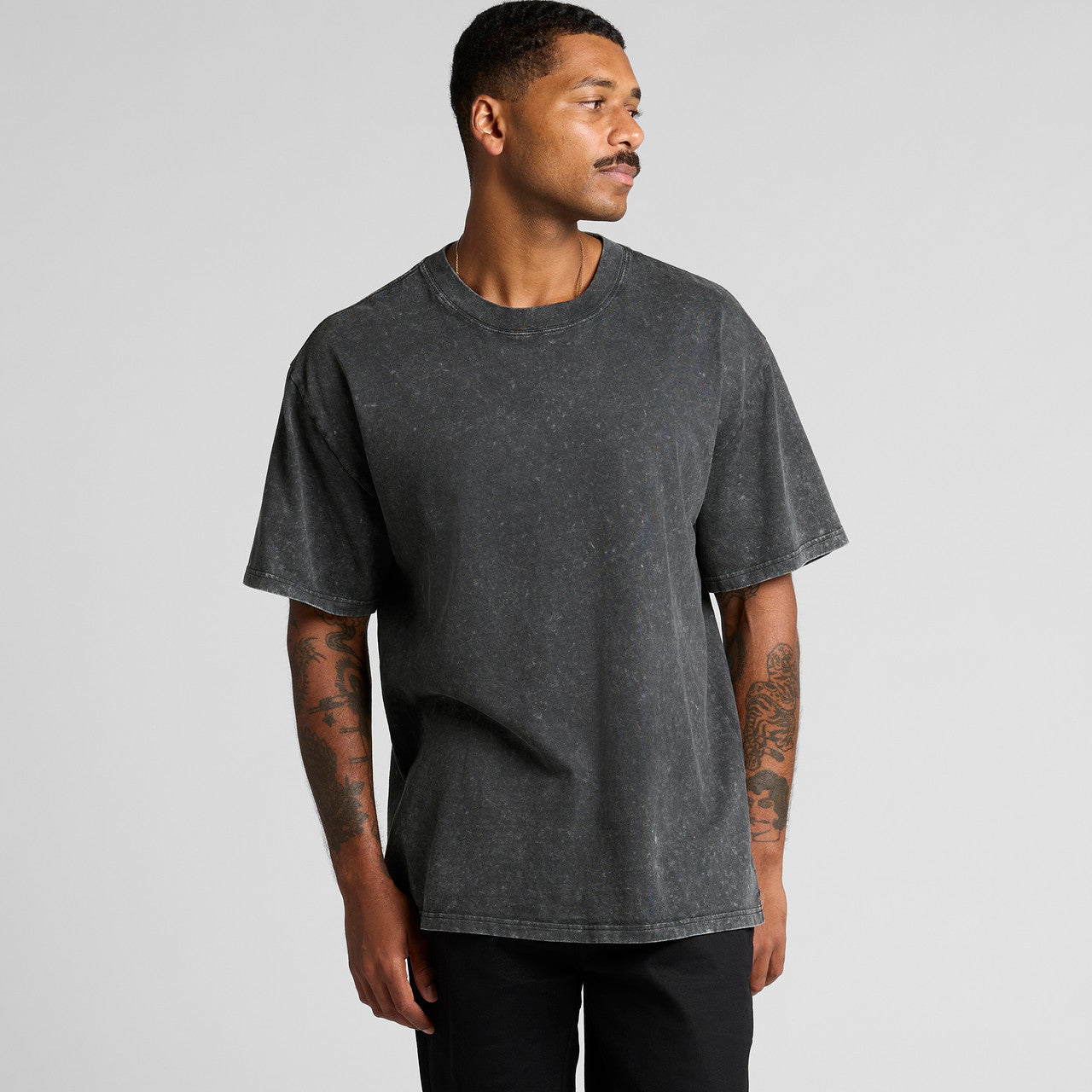Stone Wash Heavy Tee - BACK