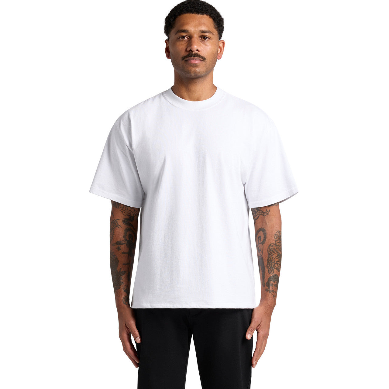Heavy Faded Minus Tee [-5cm] 5086 - FRONT