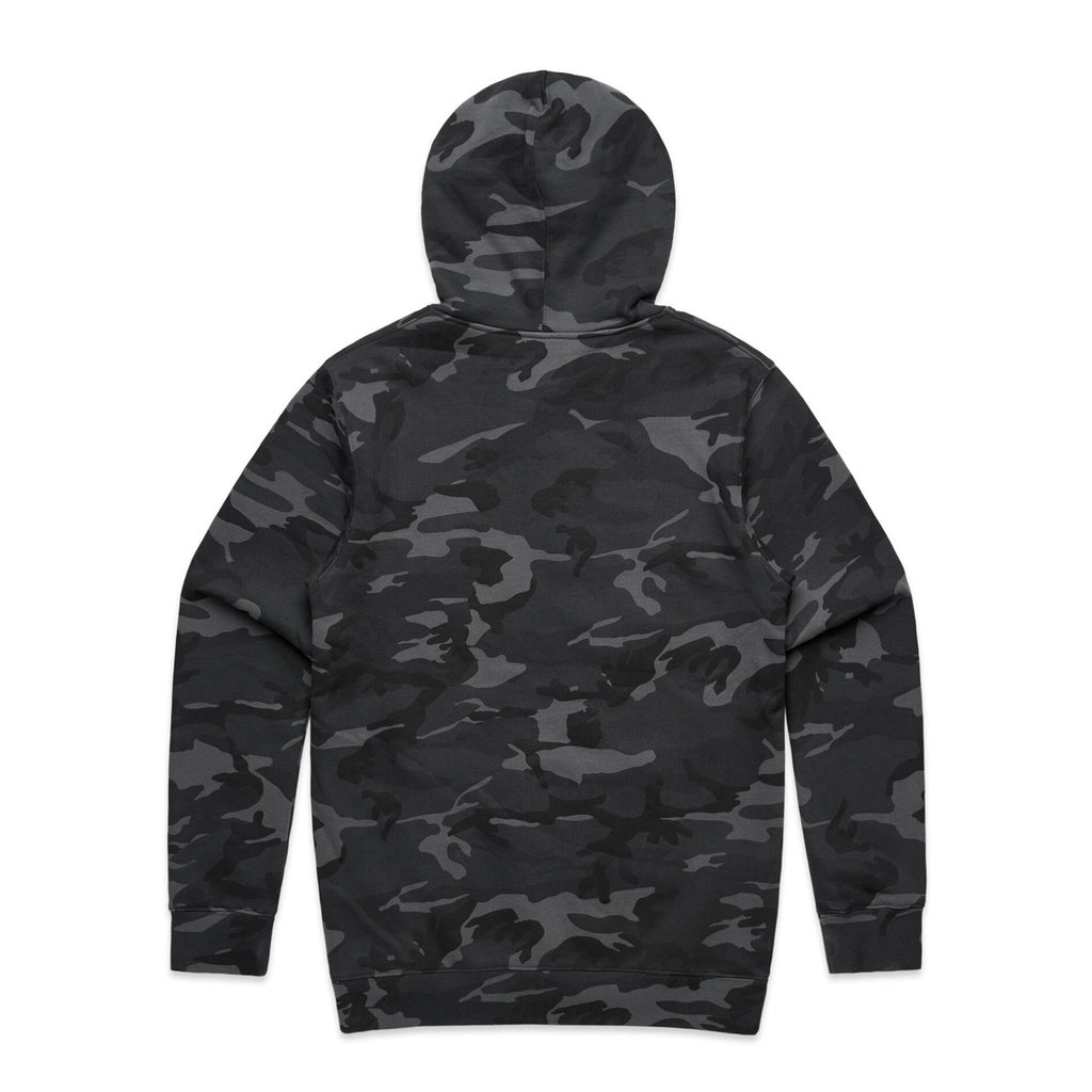 Stencil Camo Hood | 5102C - BLACK CAMO - BACK