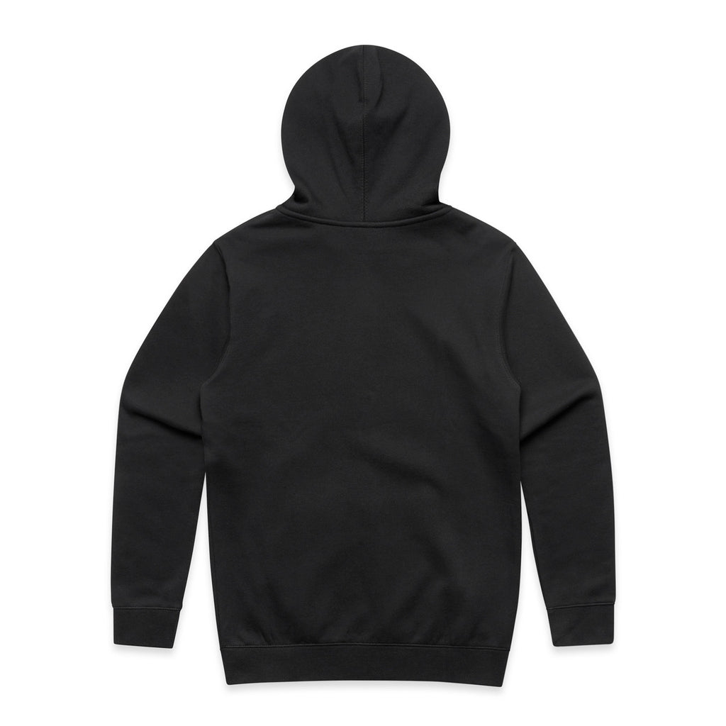 Stencil Zip Hood - BLACK - BACK