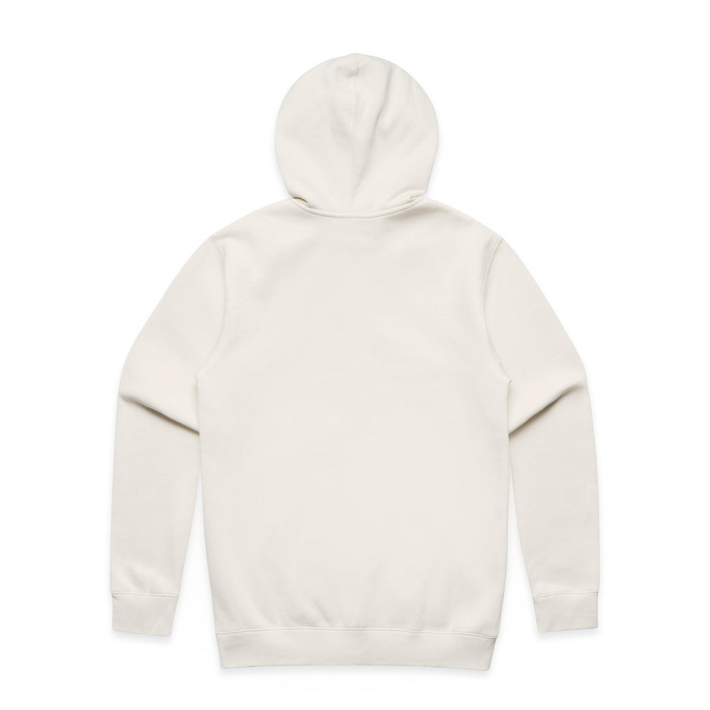 Stencil Zip Hood - ECRU - BACK
