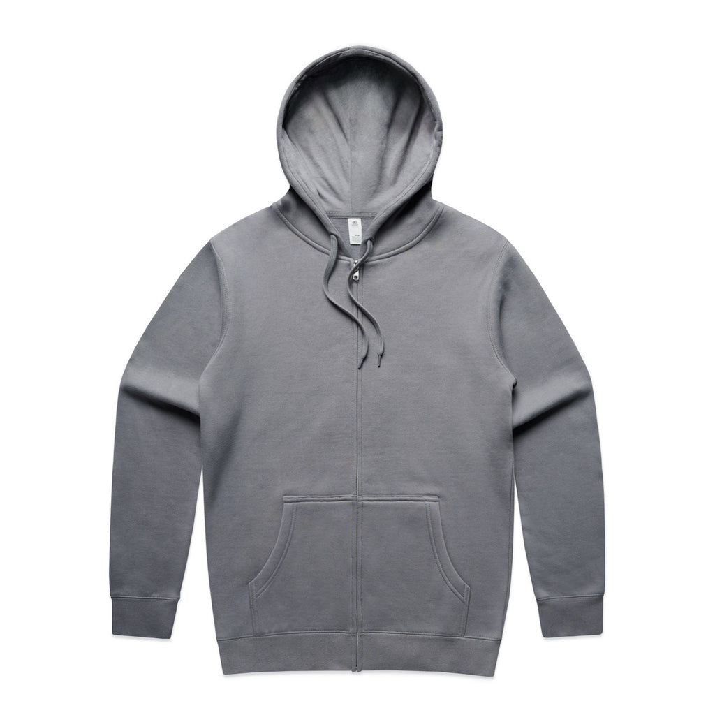 Stencil Zip Hood - GRAVEL