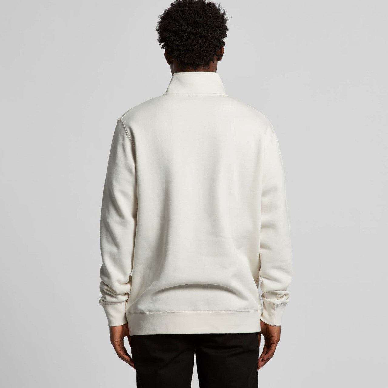 Stencil Half Zip Crew - BACK