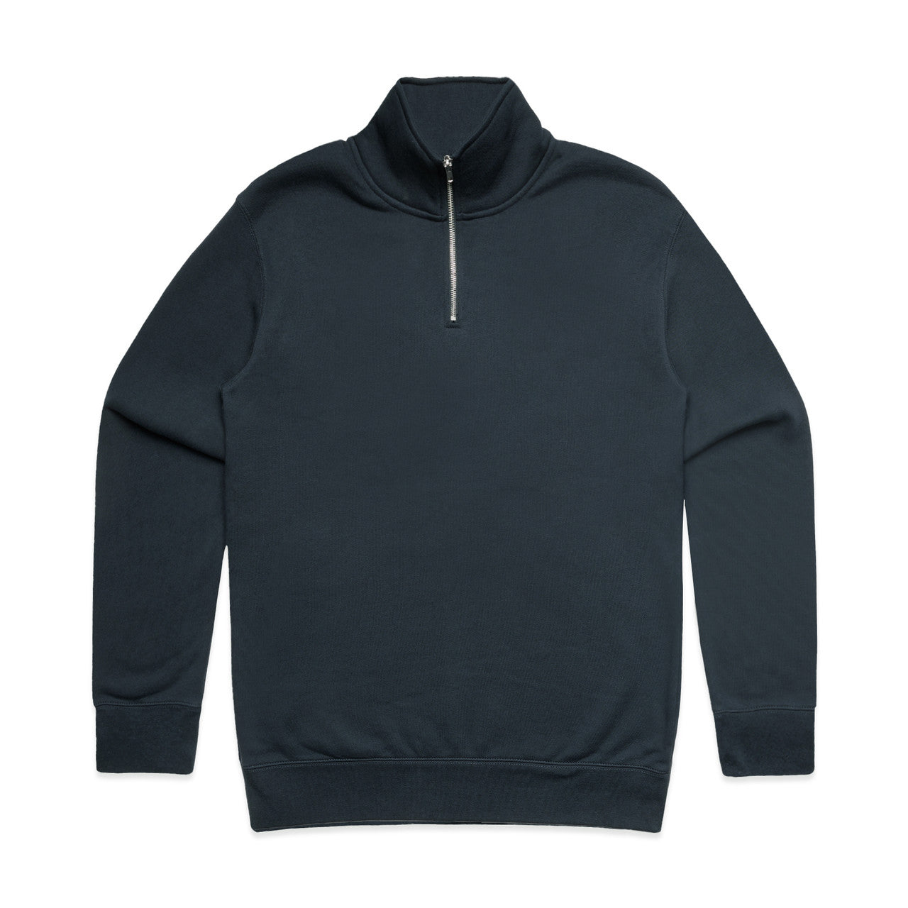 Stencil Half Zip Crew - CARBON BLUE