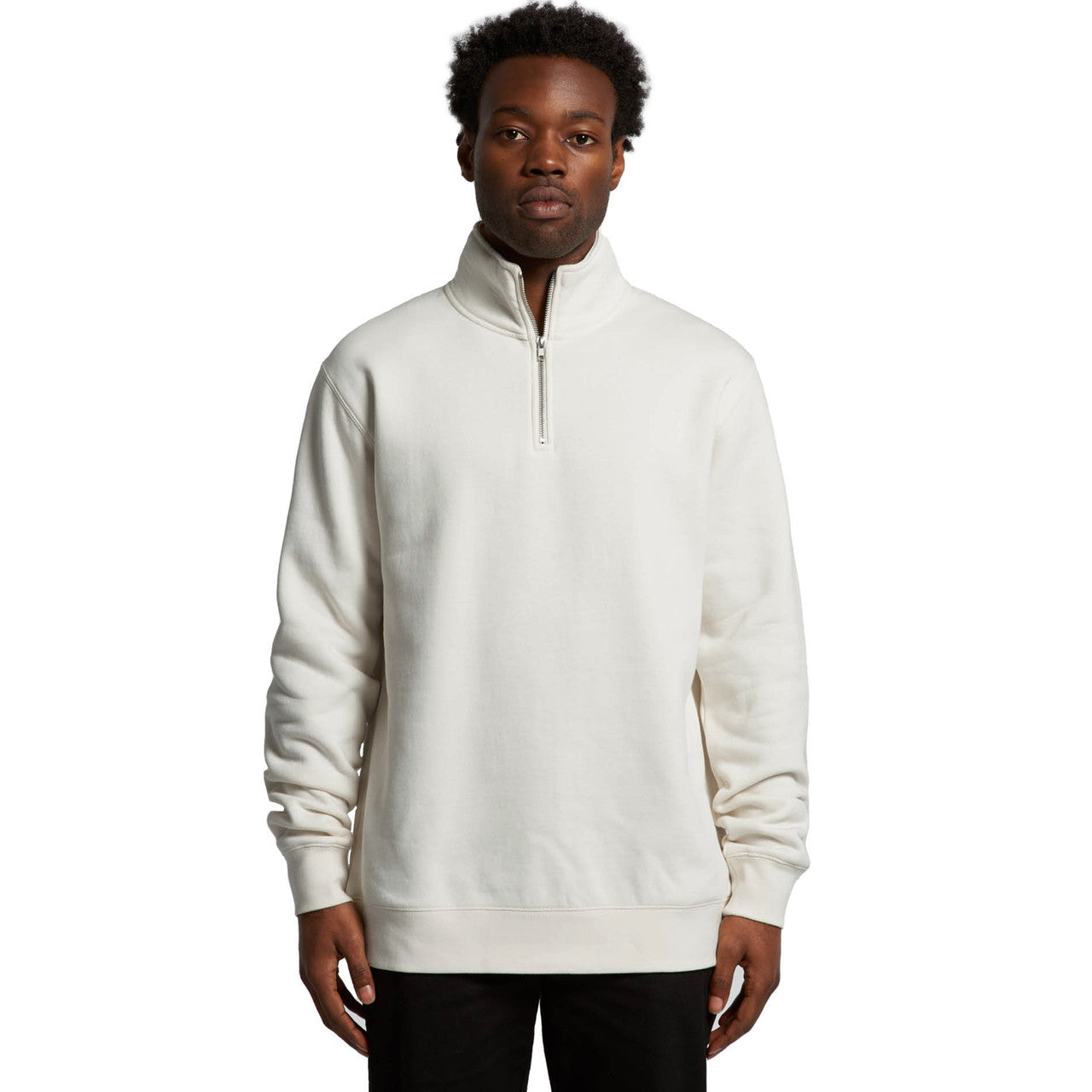 Stencil Half Zip Crew - FRONT