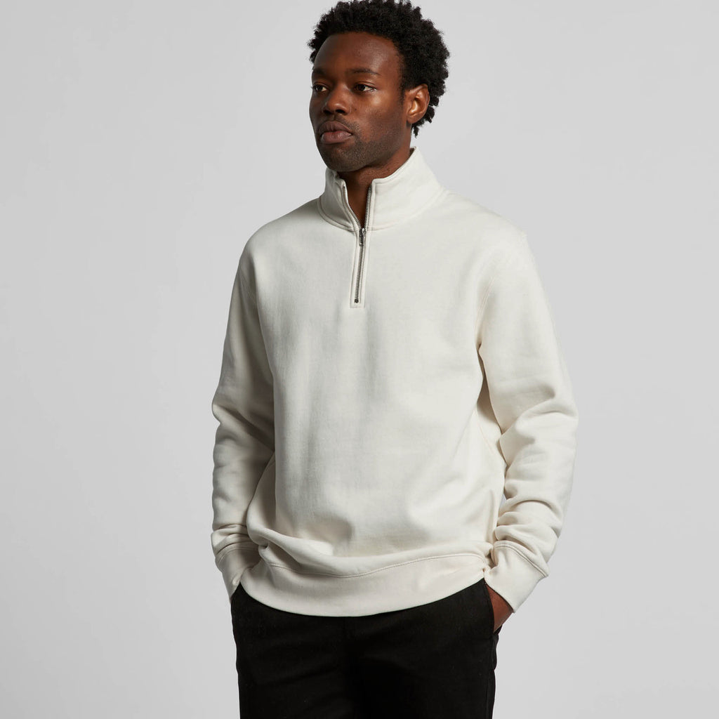Stencil Half Zip Crew - BACK