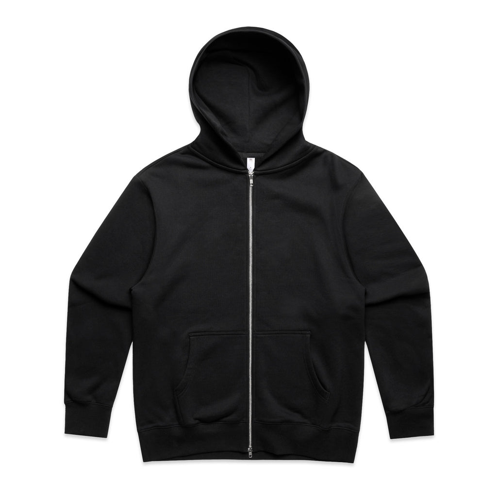 Heavy Zip Hood - BLACK