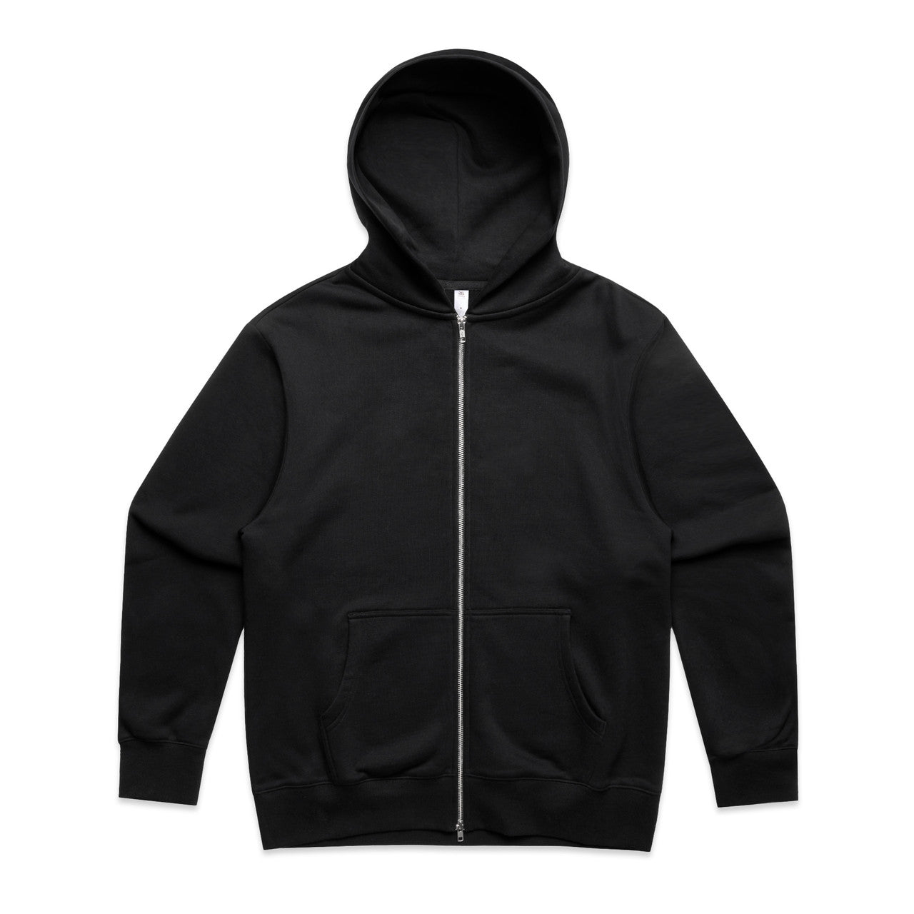 Heavy Zip Hood - BLACK