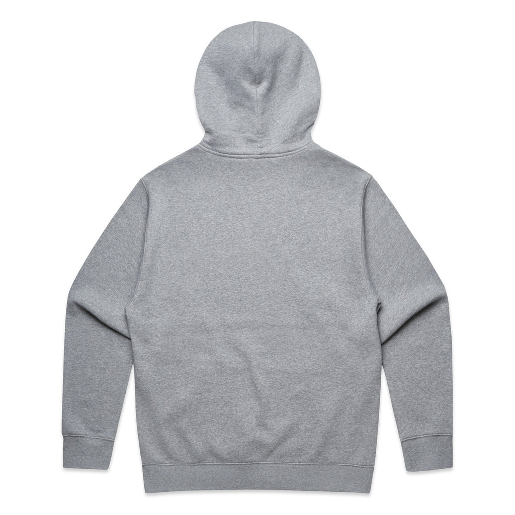 Relax Half Zip Hood - GREY MARLE - BACK
