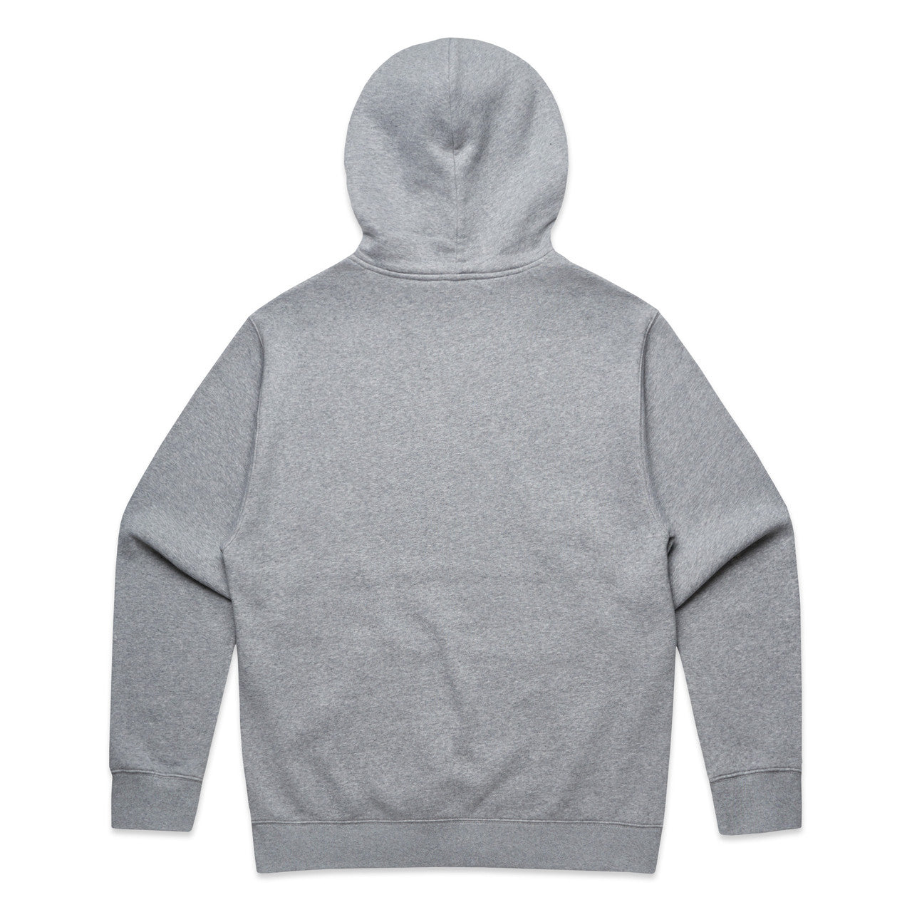 Relax Half Zip Hood - GREY MARLE - BACK
