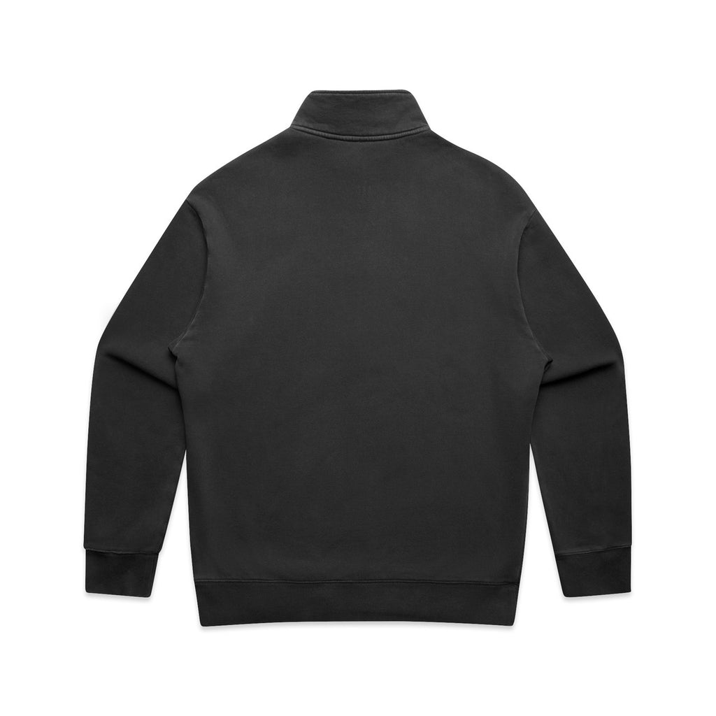 Relax Faded Half Zip - FADED BLACK - BACK