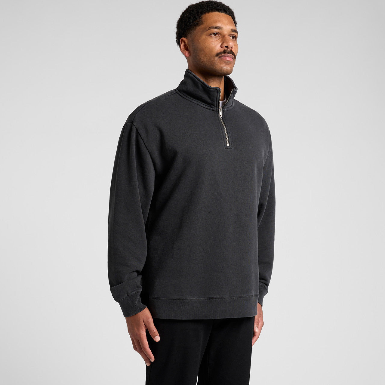 Relax Faded Half Zip - TURN